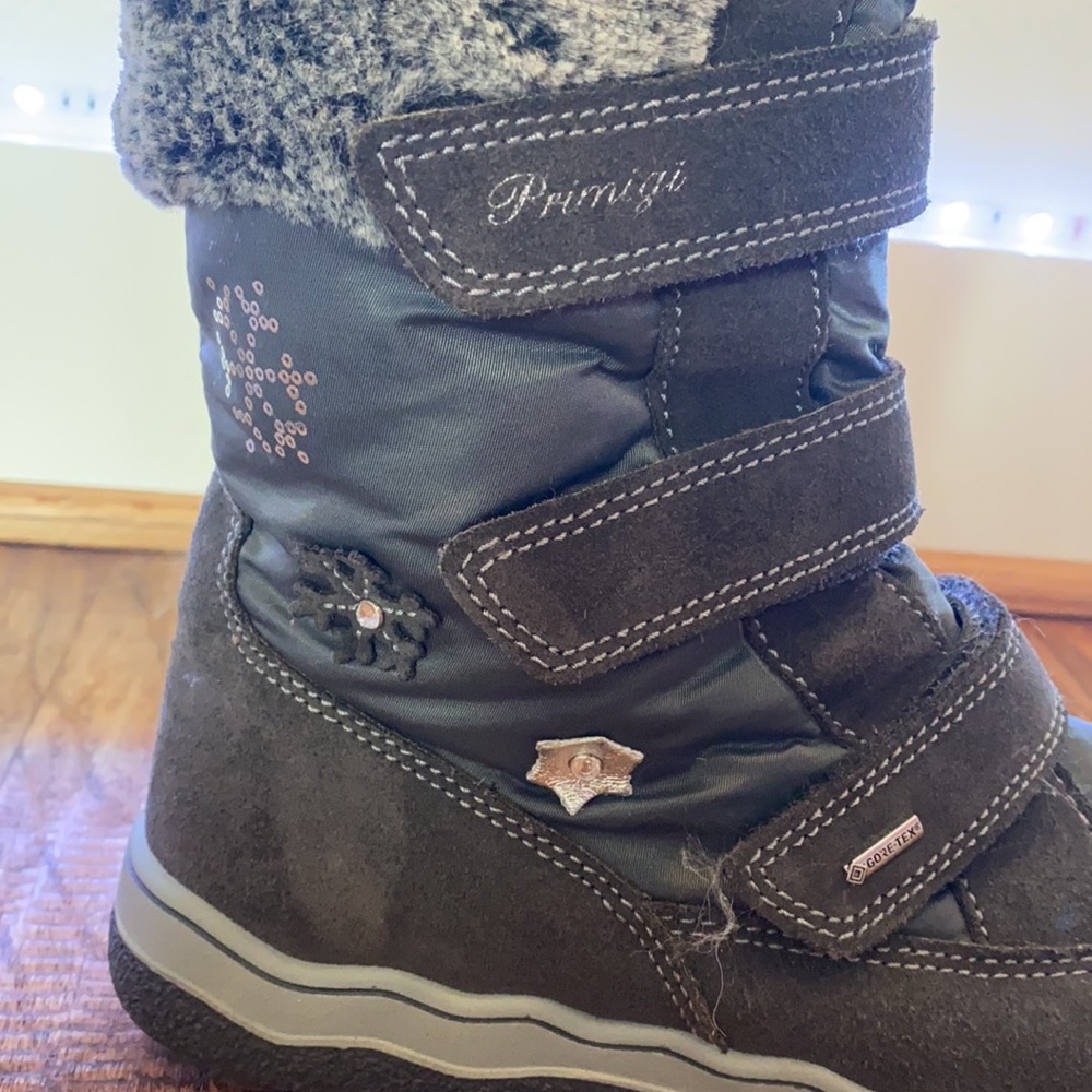 Primigi Grey Boots with Fluffy Finish for Girls/ Women - Picture 3 of 5